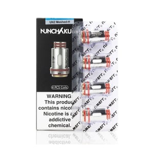 Uwell Replacement Coils (0.2ohm & 0.25ohm & 0.4ohm & 0.14ohm) for Nunchaku,Nunchaku 2 Tank Atomizer (4pcs/Pack)