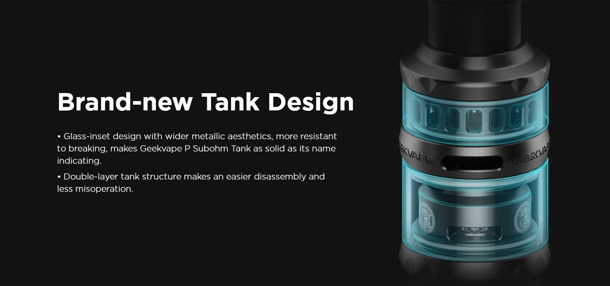 Geekvape P Sub Ohm Tank Atomizer 5ml 7