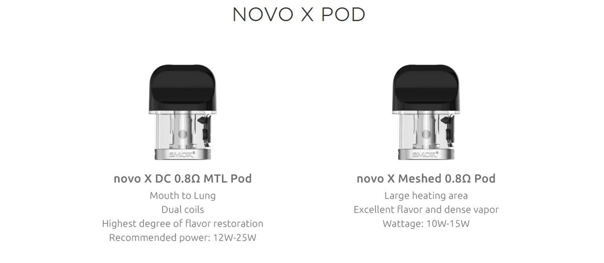 SMOK Novo X 25W Pod System Kit 800mAh 2ml 44