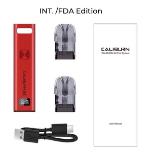 Uwell Caliburn G3 Pod System Kit 900mAh 2.5ml / 2ml