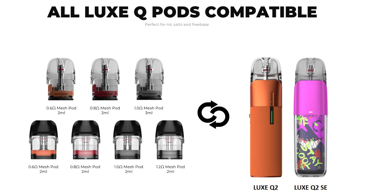 Vaporesso LUXE Q2 SE Pod System Kit 1000mAh 3ml 8