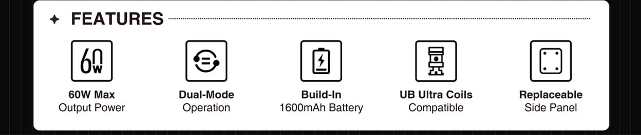 Lost Vape Centaurus B60 AIO Pod System Kit 1600mAh 5ml 2