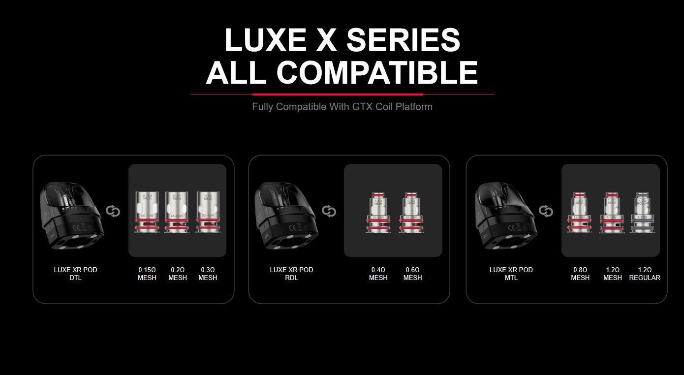 Vaporesso LUXE XR Max Pod System Kit 2800mAh 5ml 8