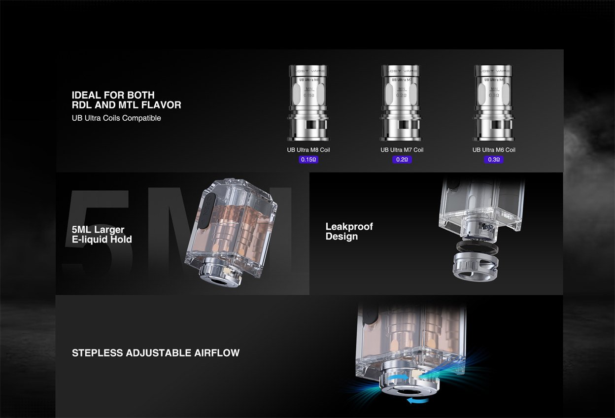 Lost Vape Centaurus B80 AIO Pod System Kit 5ml 12