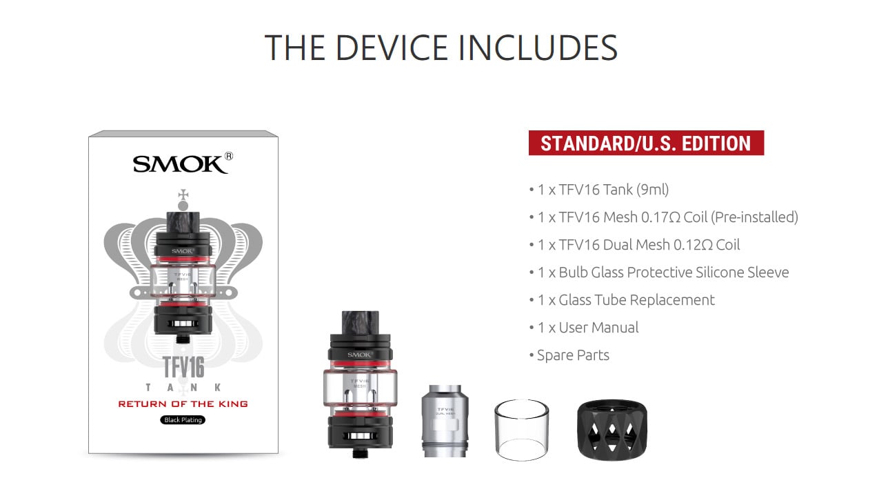 SMOK TFV16 Tank Atomizer 9ml 2