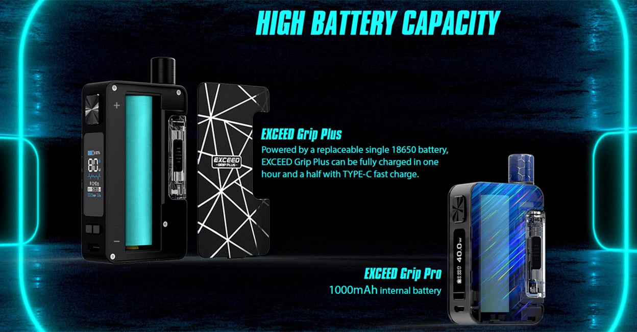 Joyetech Exceed Grip Pro Pod System Kit 1000mAh 2.6ml 6