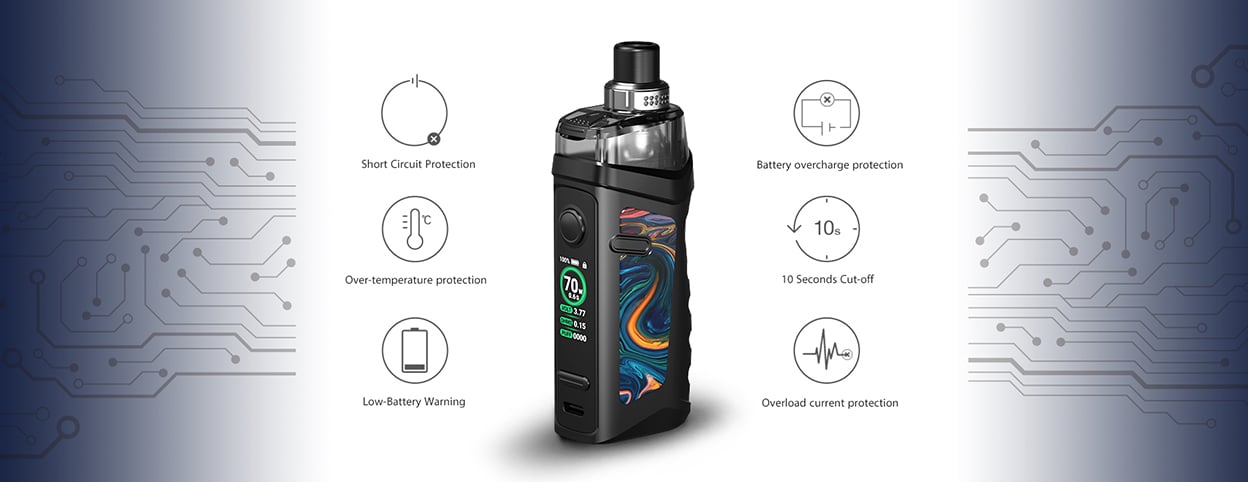 Vandy Vape Jackaroo 70W Pod System Kit 2000mAh 4.5ml 7