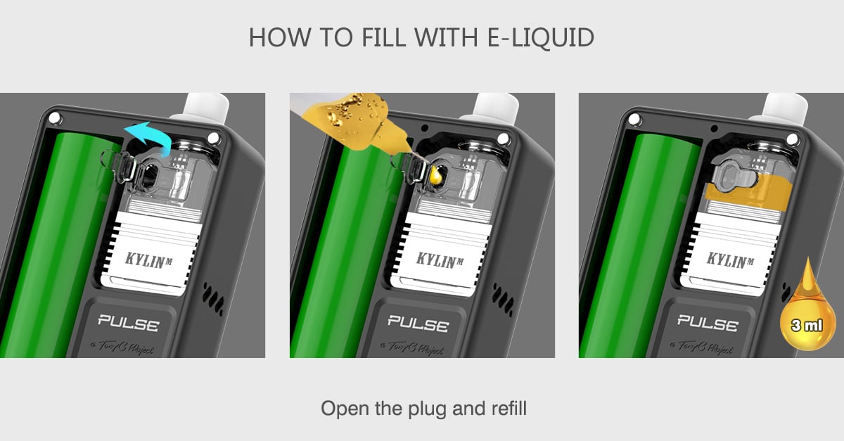 Vandy Vape Kylin M Tank 3ml for BB Style /Boro/Pulse AIO Kit 8