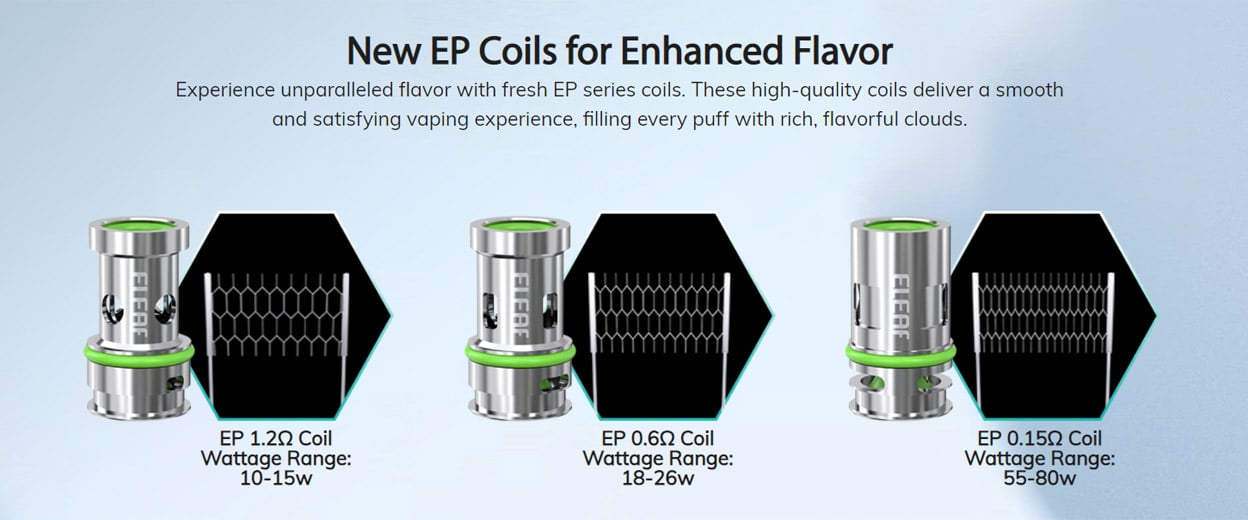 Eleaf EP Replacement Coil (5pcs/pack) 1