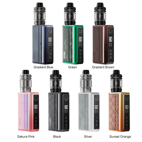 Voopoo Drag 5 177W Box Mod Kit with Uforce-X Tank Atomizer 5.5ml