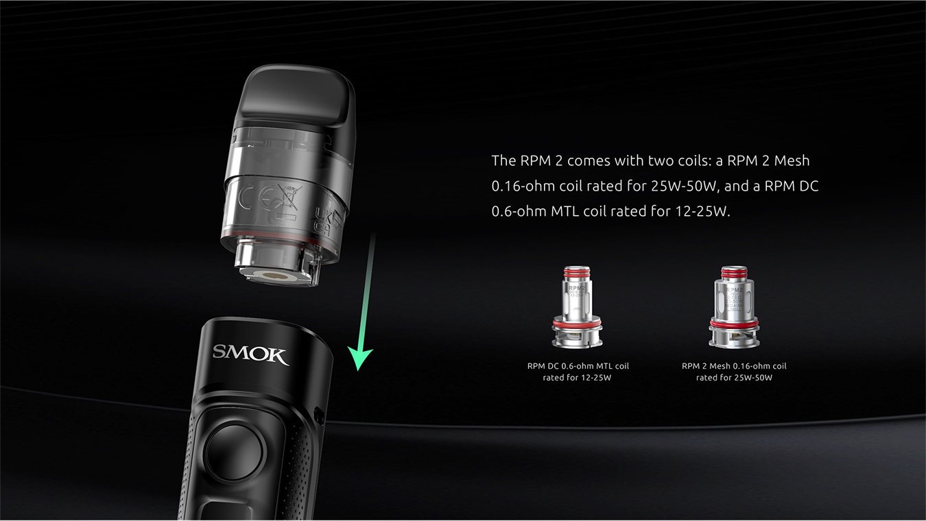 SMOK RPM C Pod System Kit 1650mAh 4ml 10