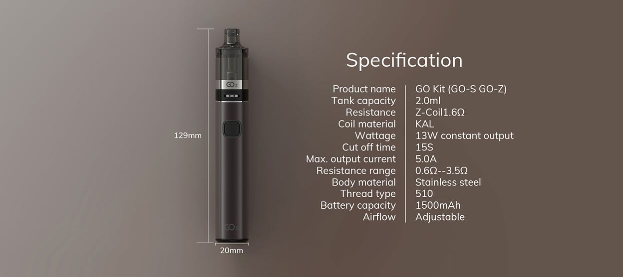 Innokin GO Z Pen Kit 1500mAh 2ml 9