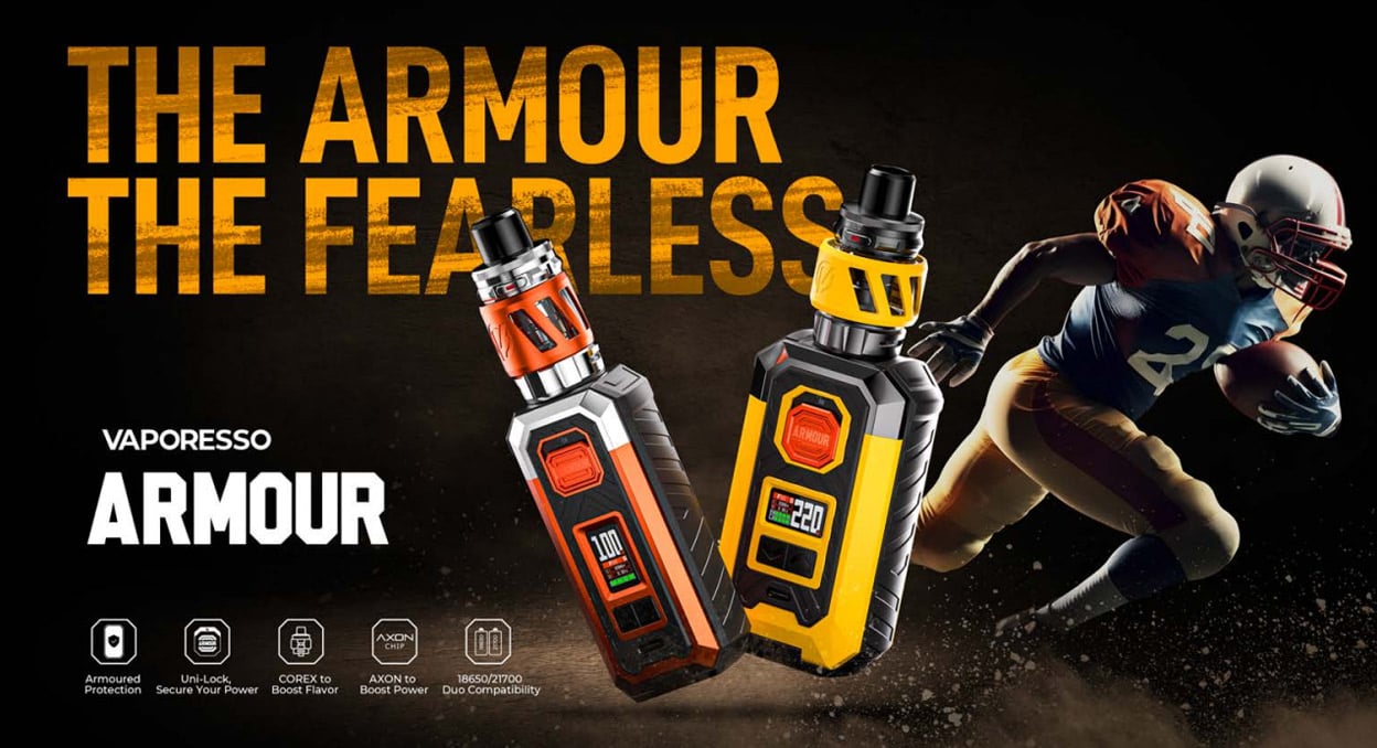 Vaporesso Armour S 100W Mod Kit with iTank 2 Atomizer 5ml 1