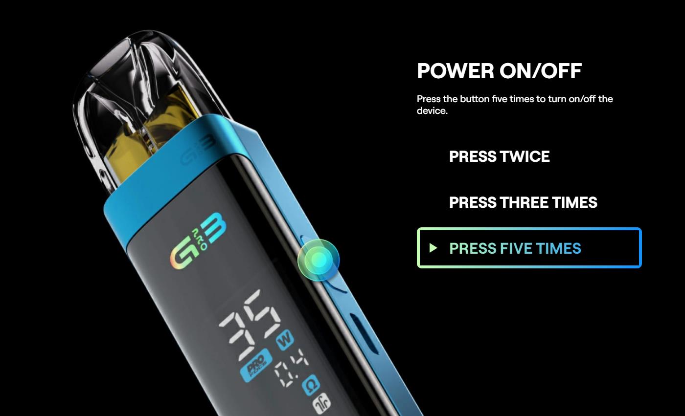 UWELL Caliburn G3 Pro Pod System Kit 1000mAh 3ml 6