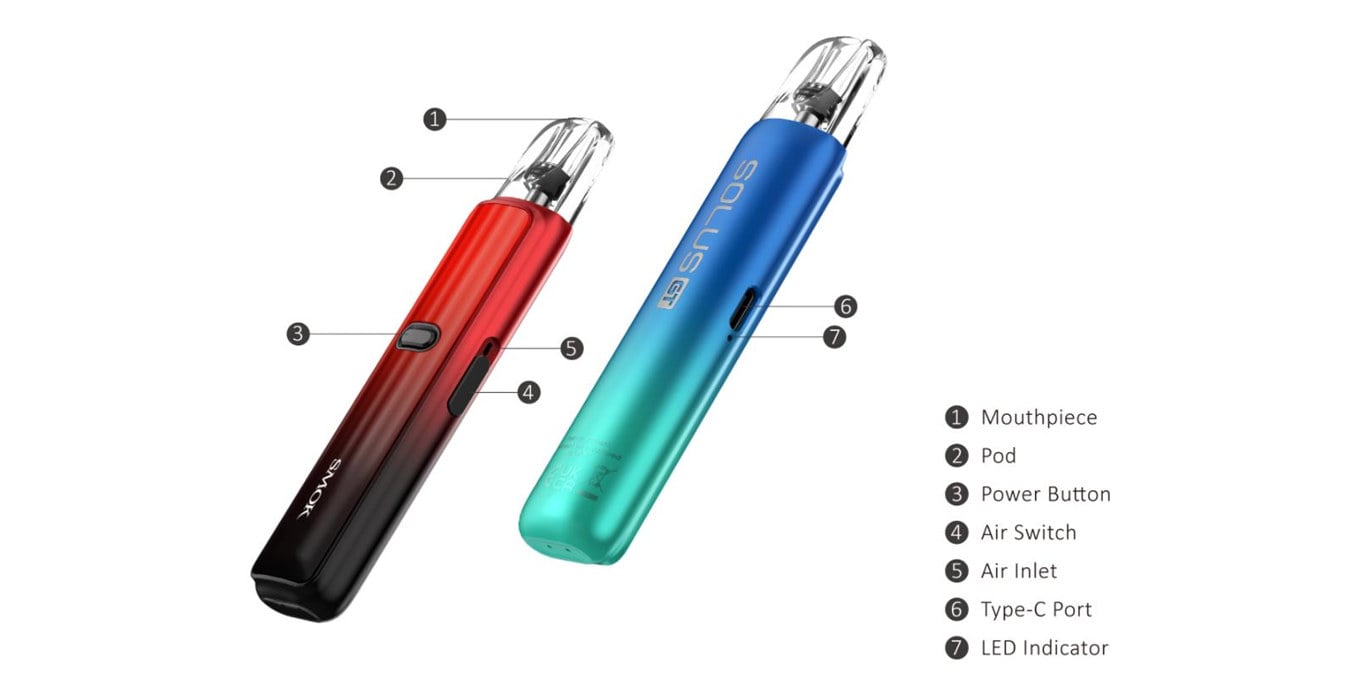 SMOK Solus GT Pod System Kit 700mAh 2ml 5