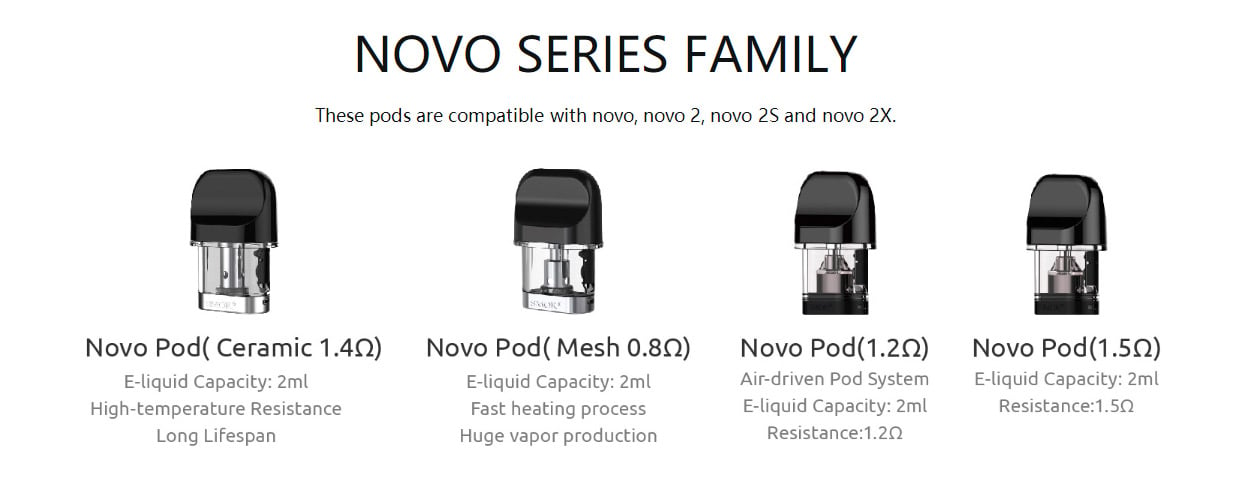 SMOK Novo 2X Pod System Kit 800mAh 2ml 19