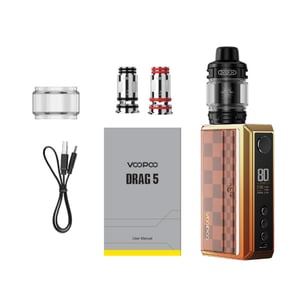 Voopoo Drag 5 177W Box Mod Kit with Uforce-X Tank Atomizer 5.5ml