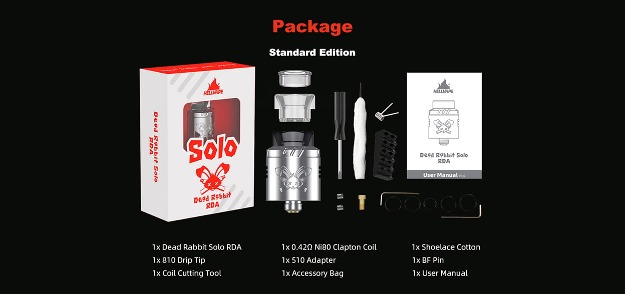 Hellvape Dead Rabbit Solo RDA 22mm 10