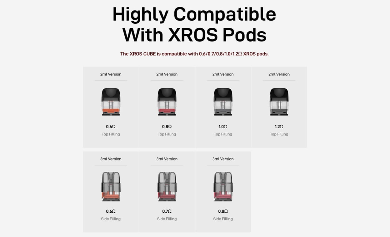 Vaporesso XROS CUBE Pod System Kit 900mAh 2ml 10