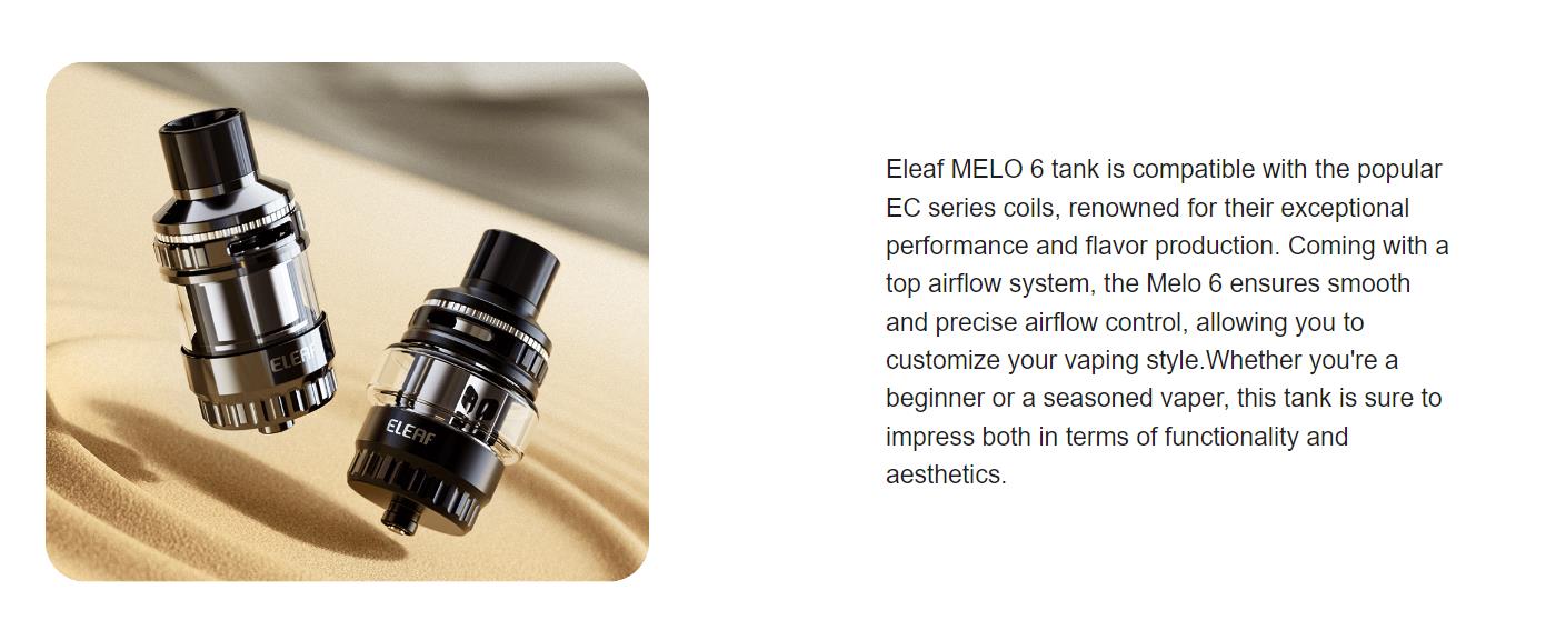 Eleaf Melo 6 Tank Atomizer 5ml 2