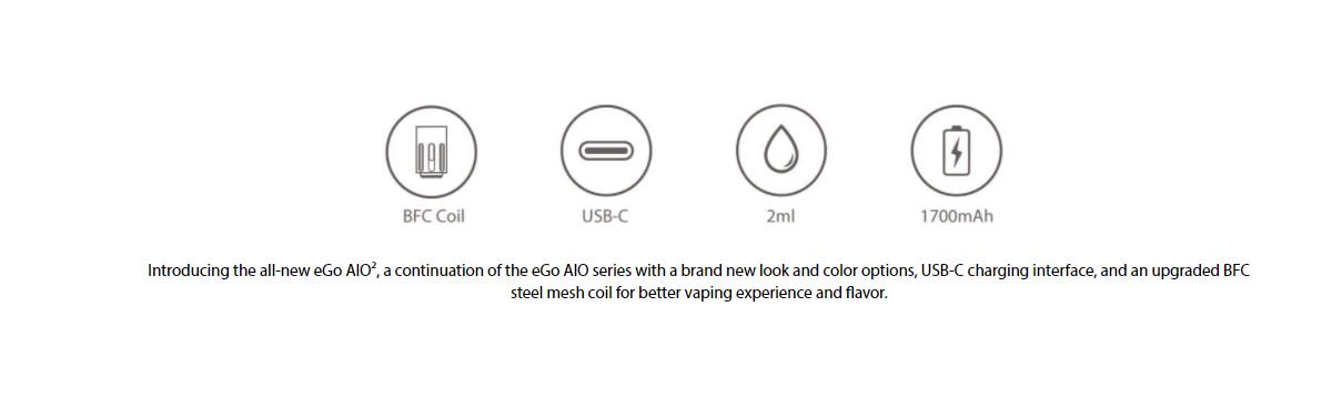 Joyetech eGo AIO 2 Kit 1700mAh 2ml 2