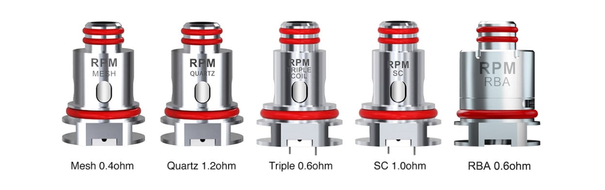 SMOK RPM Replacement Coil for Nord 4,Thallo,Thallo S,Nord X,RPM 2 Kit,RPM 2S,SCAR-P3,SCAR-P5,RPM Lite,Alike, Pozz X,Nord 2,Fetch Pro,RPM80, RPM80 Pro,Fetch Mini, RPM40,Morph Pod 40 Kit,RPM 4 Kit,Nord 50W Kit,IPX 80 Kit,Nord 4,Stick R22 (5pcs/Pack) 1