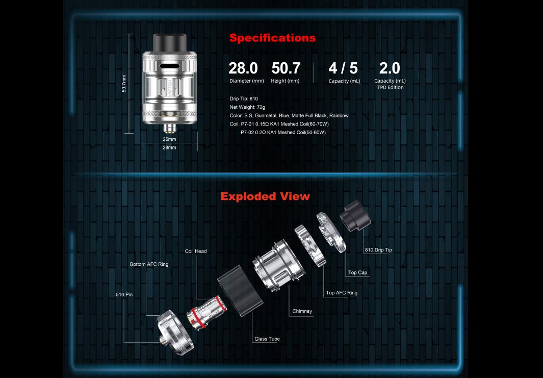 Hellvape Fat Rabbit 2 Sub Ohm Tank 5ml (28mm) 7