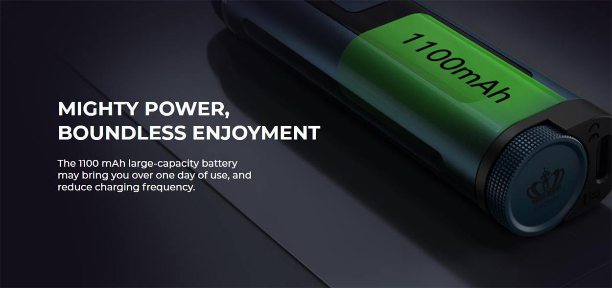 Uwell Crown D Pod Mod Kit 1100mAh 3ml 8