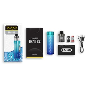 Voopoo Drag S2 60W Box Mod Kit with PnP X Cartridge DTL / MTL 2500mAh 5ml