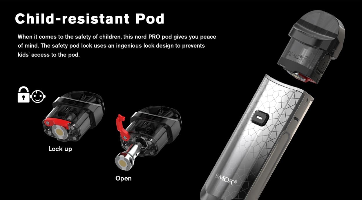 SMOK Nord Pro Pod System Kit 1100mAh 3.3ml 10