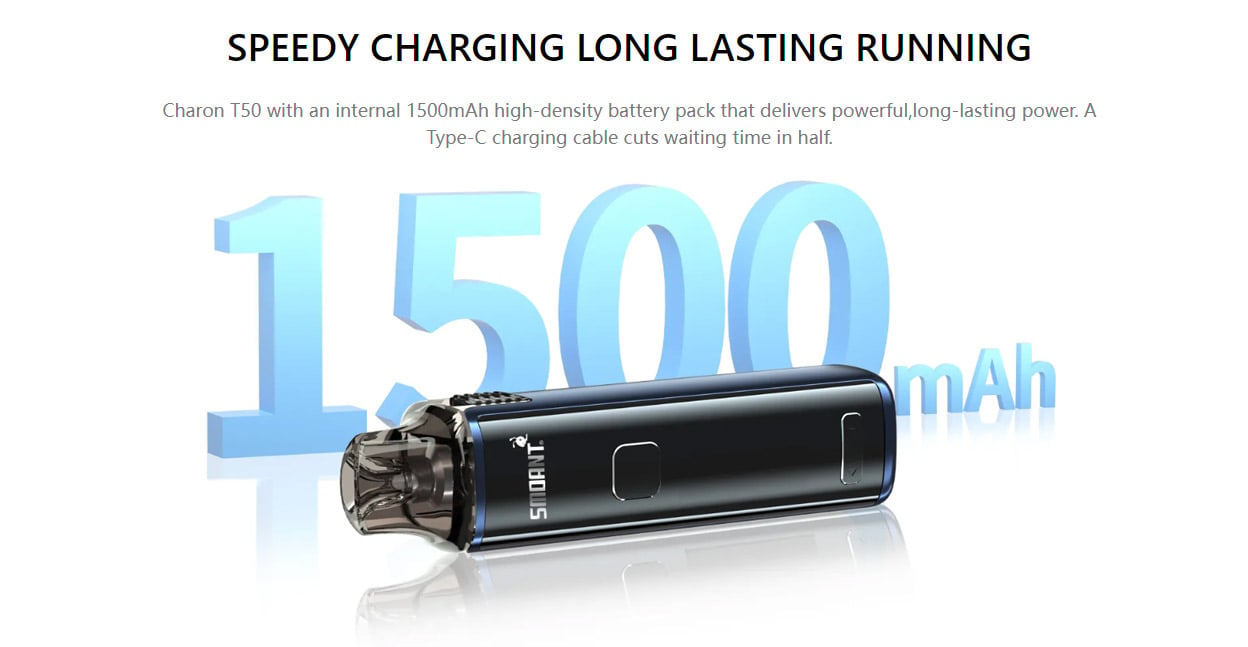 Smoant Charon T50 Pod Mod Kit 1500mAh 4ml 11