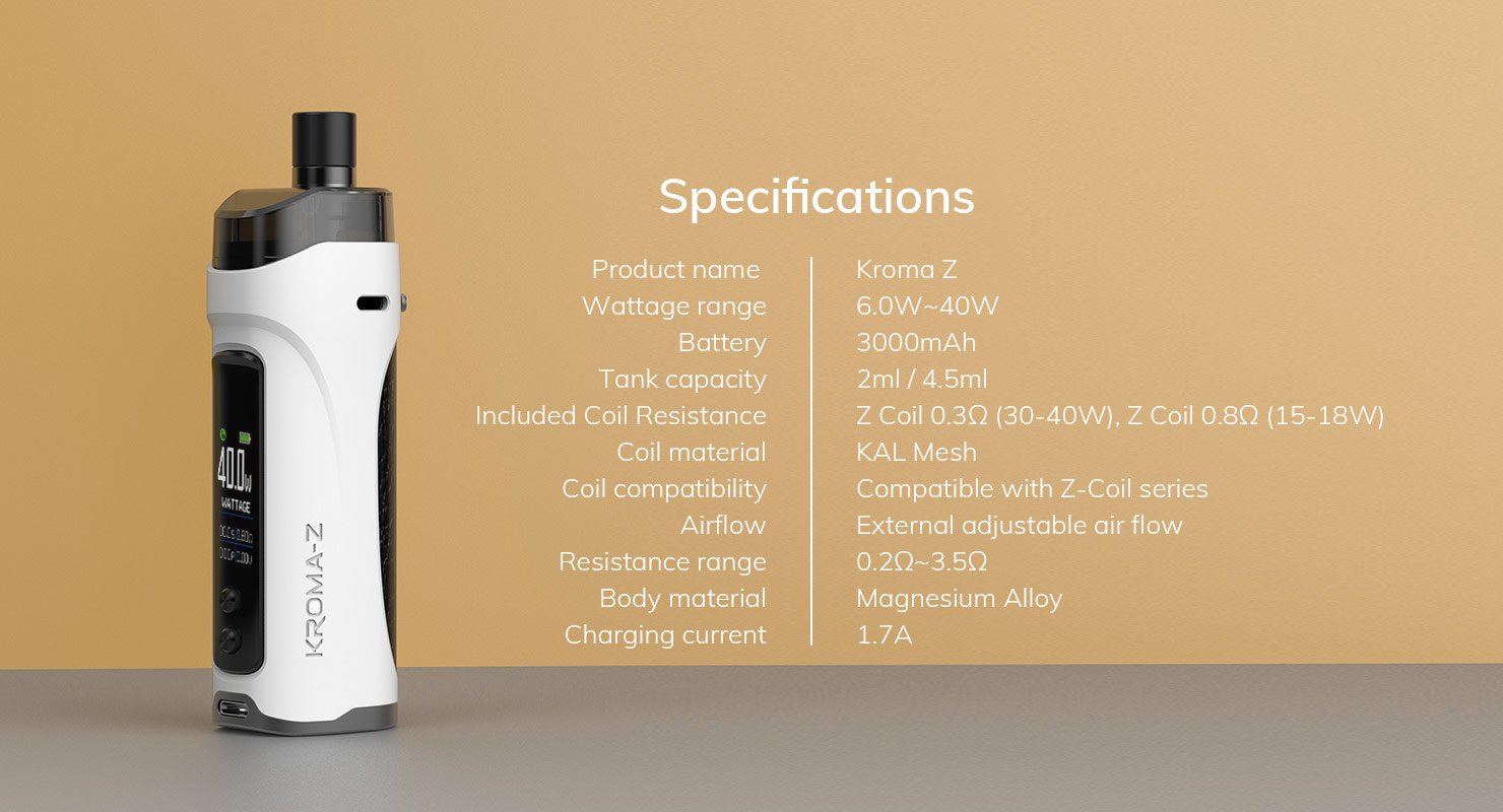 Innokin Kroma Z Pod Mod Kit 3000mAh 4.5ml 15