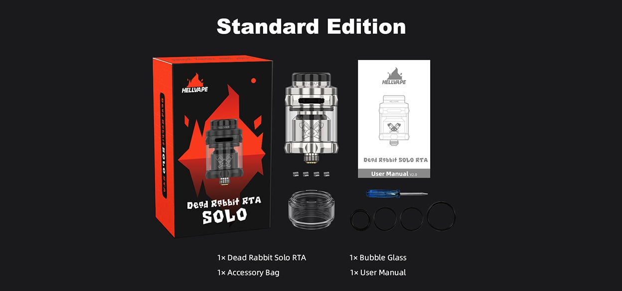 Hellvape Dead Rabbit Solo RTA Atomizer 4ml 8