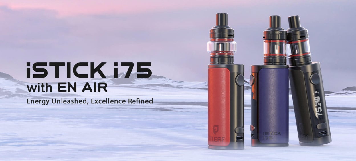 Eleaf iStick i75 Box Mod Kit with En Air Tank Atomizer 3000mAh 3.5ml 1