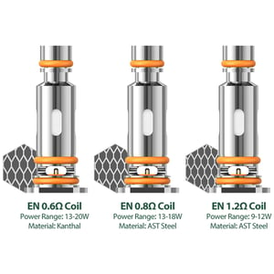 Joyetech EN Replacement Coil for Evio C Kit / Evio Kit / Evio Solo Kit / EVIO Grip Kit / EVIO M Kit / eGo Nexo Kit /Eleaf EN Air Tank / EN Drive Tank (5pcs/Pack)