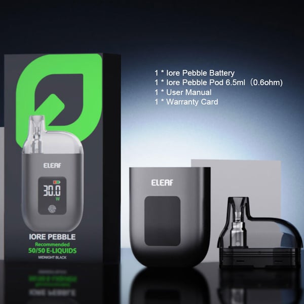 Eleaf Iore Pebble Pod System Kit 1100mAh (Max 30W) 6.5ml - 画像 (5)