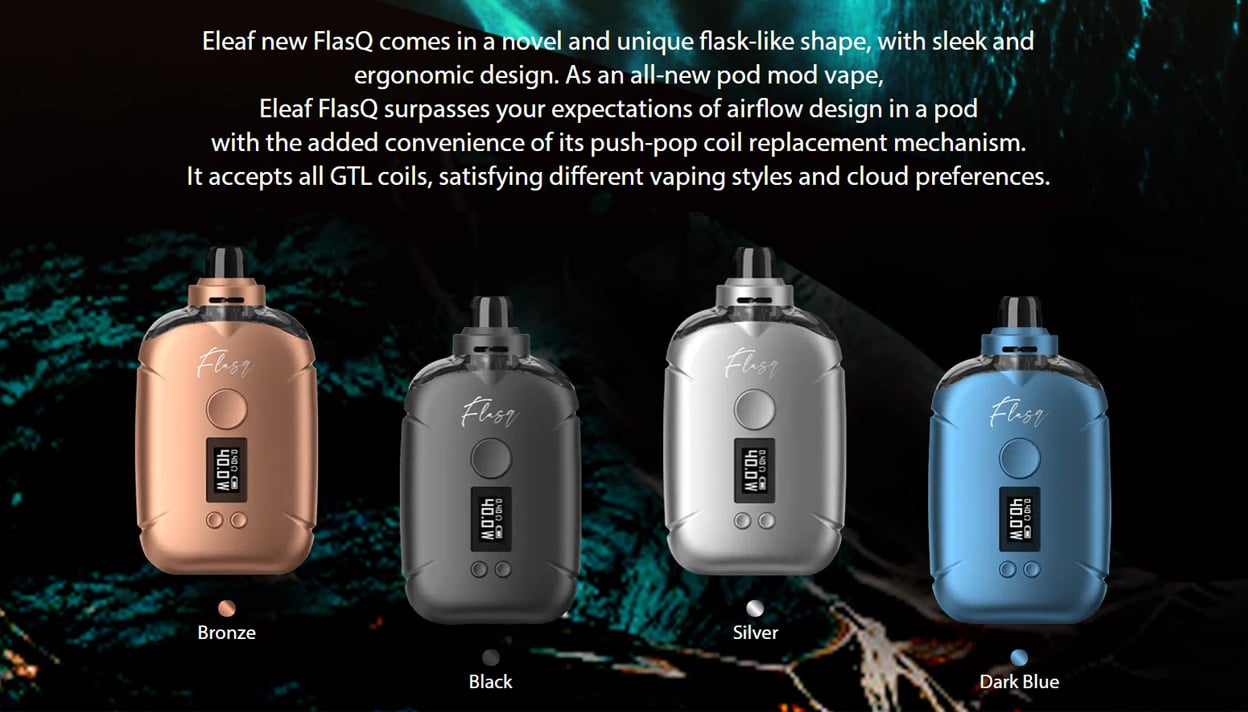 Eleaf FlasQ Pod System Kit 1370mAh 5ml 2