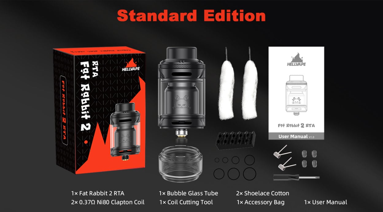 Hellvape Fat Rabbit 2 RTA Atomizer 6.5ml 9