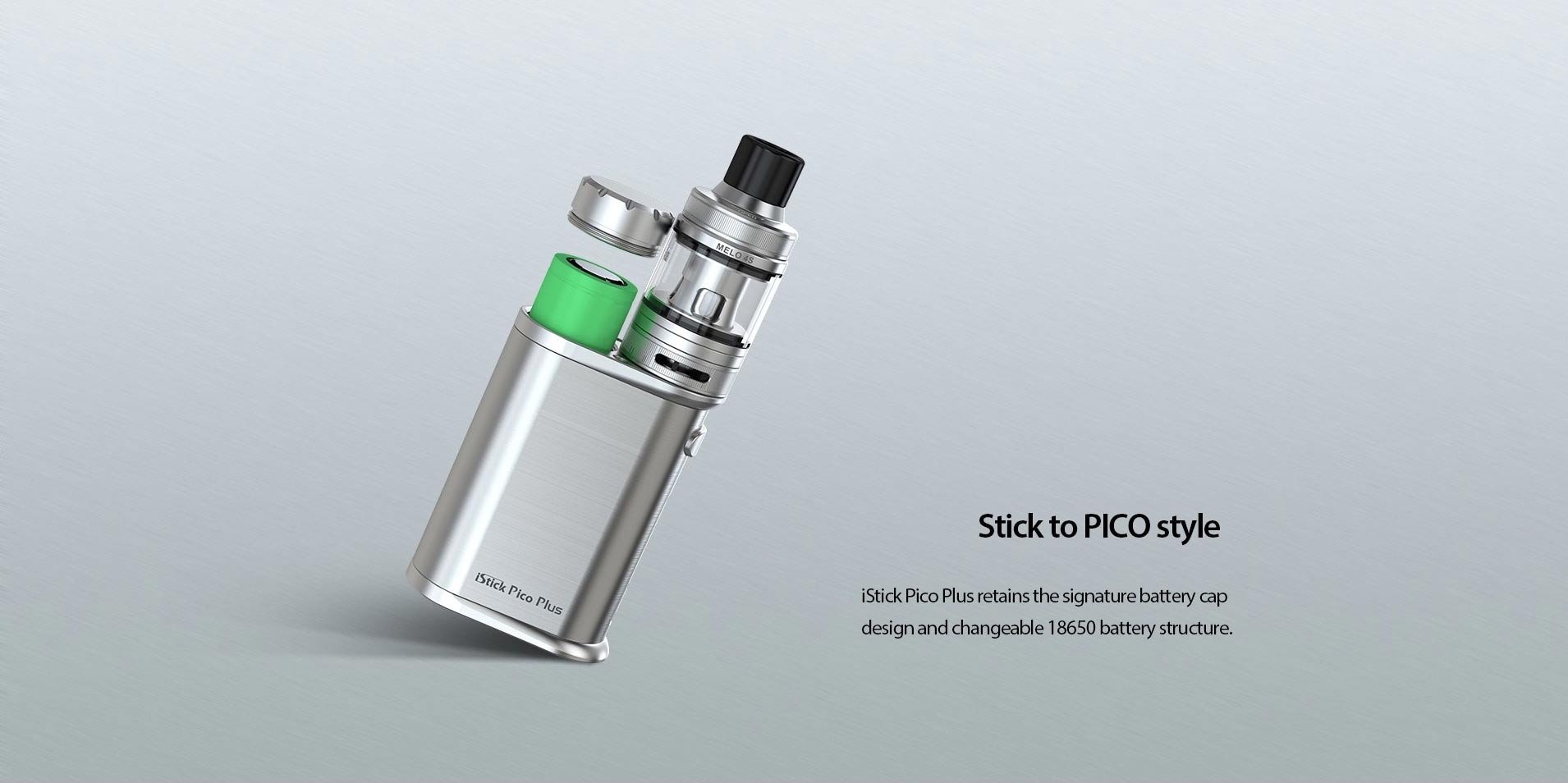 Eleaf iStick Pico Plus 75W Kit with Melo 4S Tank Atomizer 2ml 8