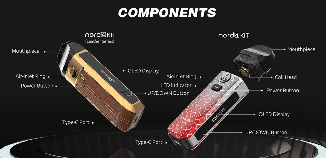 SMOK Nord 4 80W Pod System Kit 2000mAh 4.5ml 9