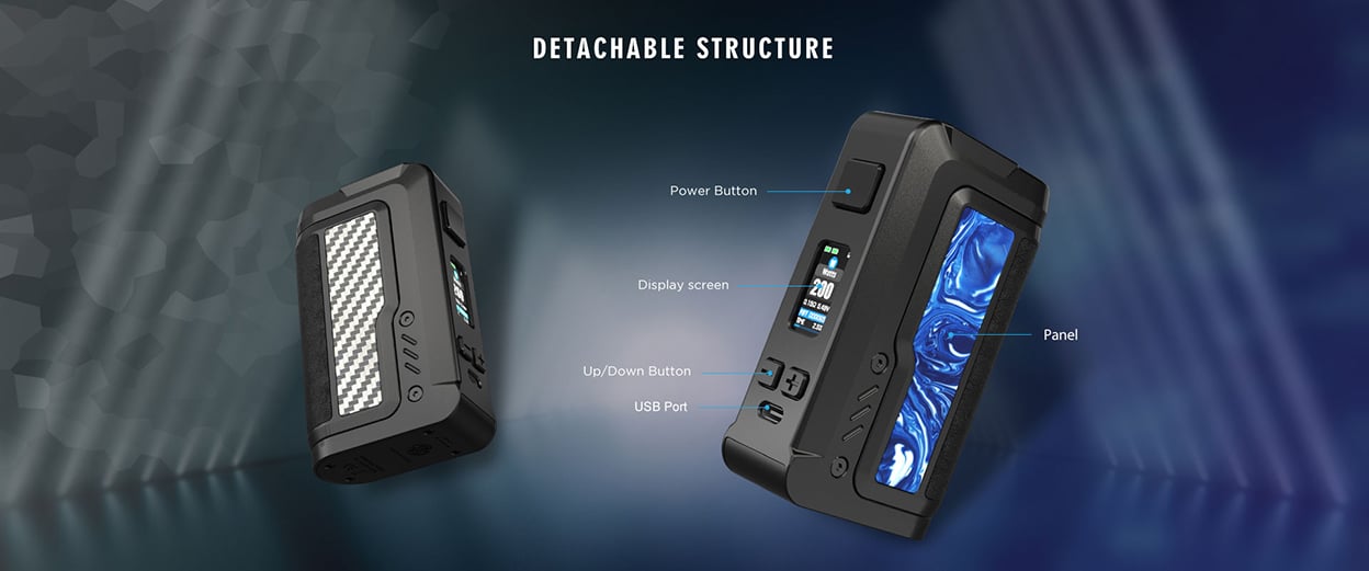 Vandy Vape GAUR-21 Dual 21700 Box Mod 200W 17