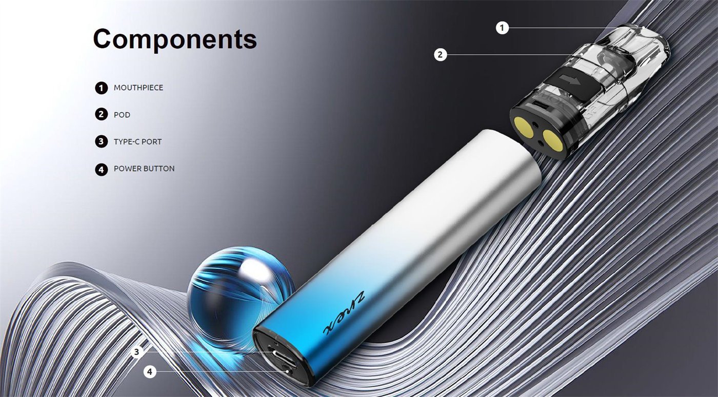 SMOK Zrex RF Pod System Kit 500mAh 2ml 3