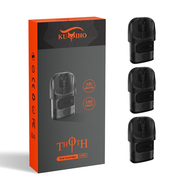 Kumiho THOTH Series Side Filling Pod Cartridge 2ml / 3ml (3pcs/pack)