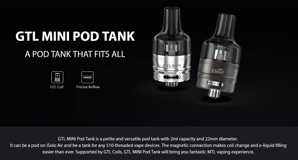 Eleaf GTL Mini Pod Tank Atomizer 2ml 1