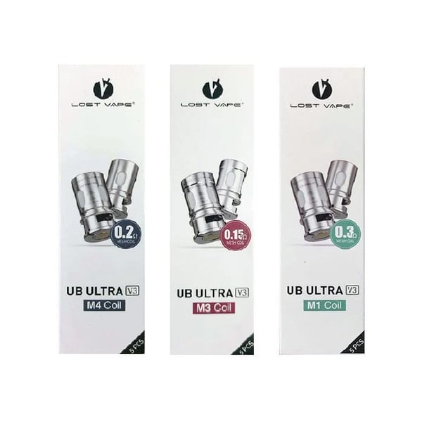 Lost Vape UB Ultra V3 Replacement Coil for Centaurus Q80 Kit / UB Ultra Empty Catridge (5pcs/pack)