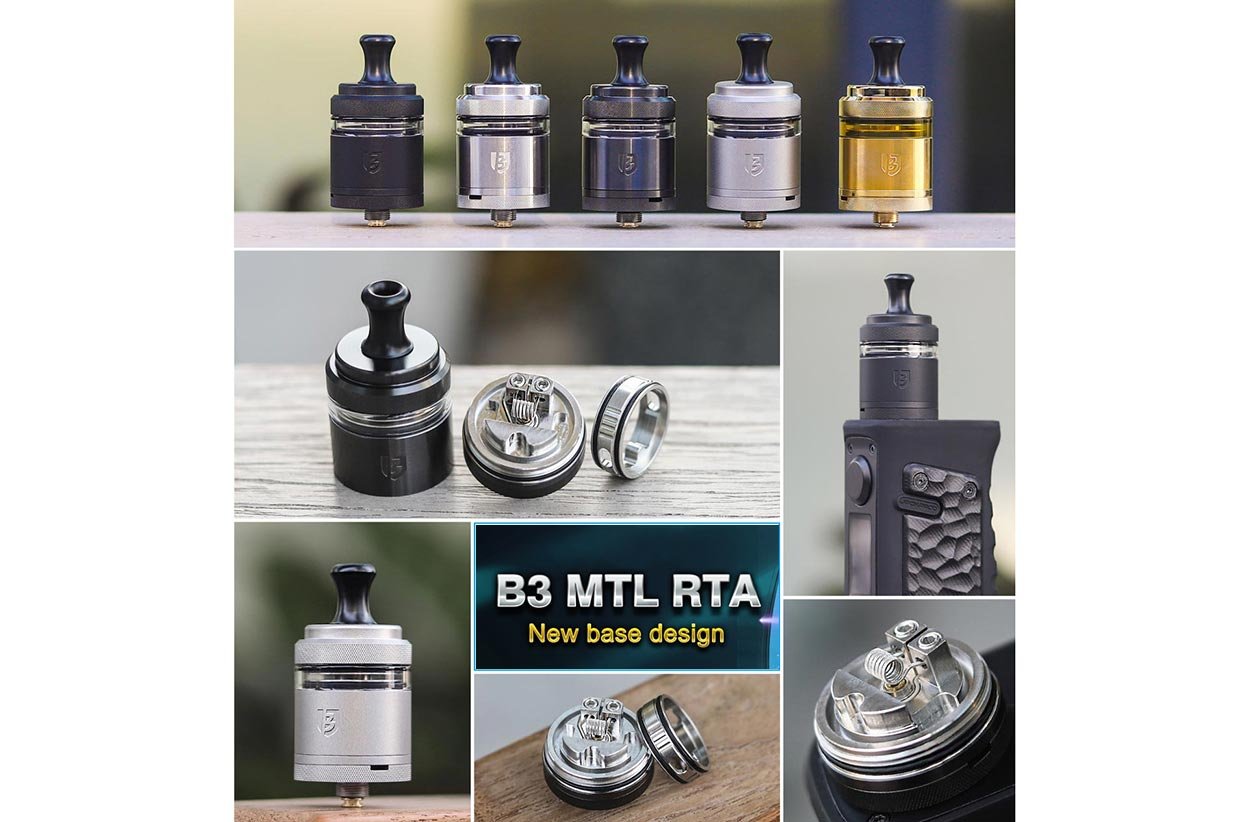 Vandy Vape Berserker V3 (B3) MTL RTA Atomizer 24mm 6ml/2ml 12