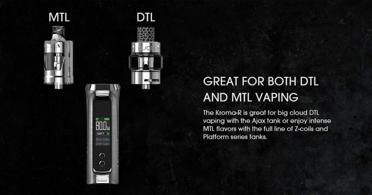 Innokin Kroma-R 80W Box Mod Kit with Zlide Tank Atomizer 4ml 7