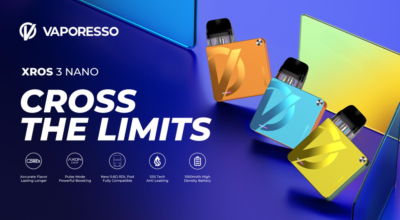 Vaporesso XROS 3 Nano Pod System Kit 1000mAh 2ml 1