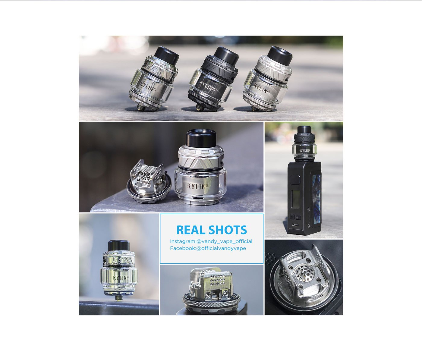 Vandy Vape Kylin V3 RTA Atomizer 6ml 12