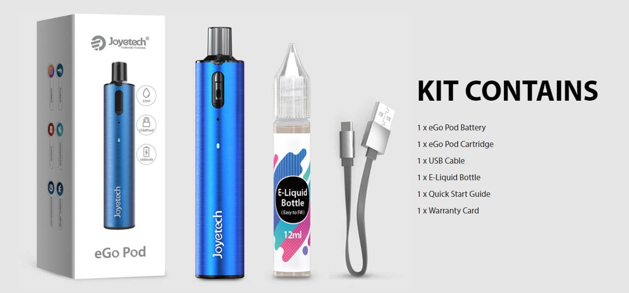 Joyetech eGo Pod System Kit 1000mAh 2ml 10